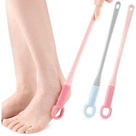 Cepillo de ducha flexible para pies Zkbszn con cerdas suaves de silicona