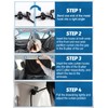 Set of 3 Car Privacy Curtains - 95% Light Blocking