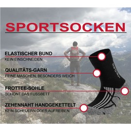 RS. Harmony Men's Outdoor Functional Socks Wellness Terry Cloth Sole - 39/42