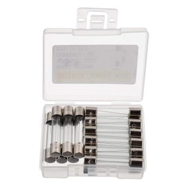 BOJACK 6x30 mm 5 A 250 V 0.24x1.18 Inch F5AL250V 5 amp 250 volt Fast-Blow Glass Fuses(Pack of 18 Pcs)