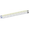 Shinwa Sokutei 75745 Folding Scale, 8 Sides, 5.9 inches (15