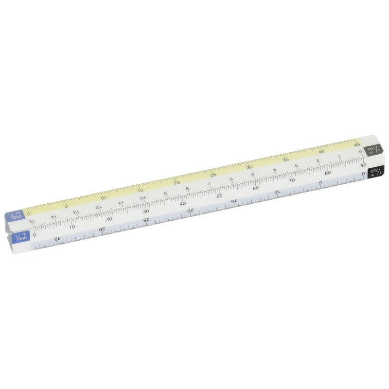 Shinwa Sokutei 75745 Folding Scale, 8 Sides, 5.9 inches (15