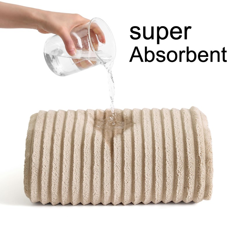 Robmic 40x80 Inches Bath Sheets Towels for Adults Luxury Microfiber