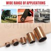 Hilitchi 50PCS 5 Sizes Sleeve Bearing Plain Bearings Wrapped Oil-Less