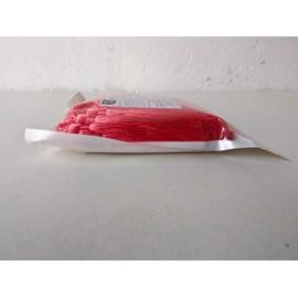 100 Pieces 13 cm / 5 Inch Silky Floss Bookmark Tassels with 2 Inch Loop Cable and Small Chinese Knots for Jewellery Making, Souvenirs, Bookmarks, DIY Craft Accessories (Dark Pink)