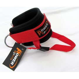 OYSTON GYM ANKLE STRAP Foot/Flex Ankle Strap Sold (Single) Cable Machine Multi-Gym Machine Attachment with Padding Unisex-adult Workouts