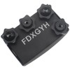 FDXGYH 12 Pcs M6 Threaded Star Knob Nuts Plastic Hexagon