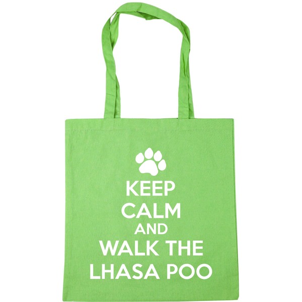 Hippowarehouse Keep calm and walk the lhasa poo - dog