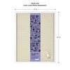 MCS 16x20 Inch Linen Lined, White shadowbox,