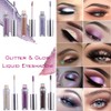 Liquid Eyeshadow Makeup Durable Shiny Glitter Waterproof Shimmer and Shine