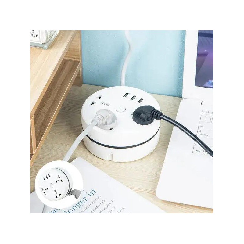 Global Multi-Device Power Strip - Size: US
