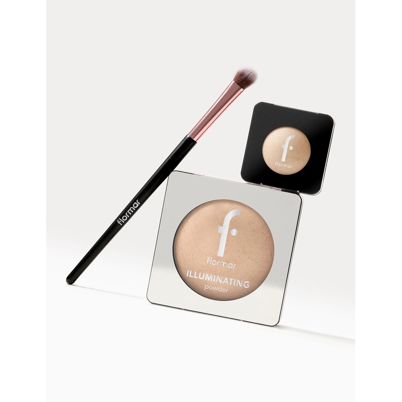 Flormar Illuminating Powder - Intense Shimmer, Fine Texture and Velvety