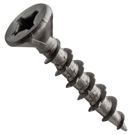Centerline #8 x 5/8'' Flat Head Square X Self-Countersinking Wood Screws, Lube Finished, 100-Pack