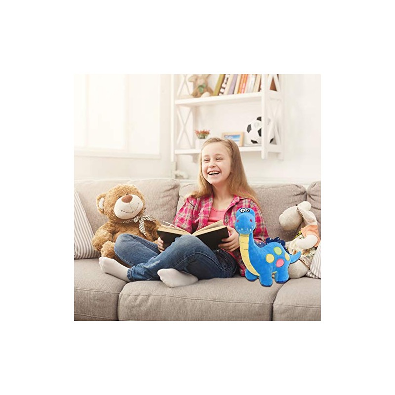 EQLEF Plush Dinosaur Cute Stuffed Dinosaur Soft Dinosaur Plush Toys