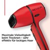 Revlon Haartrockner mit Luftstromregelung || kompakter Trockner mit eingebauter Frisierdüse