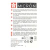 Pigma Micron 8 Fineliners 005,01,02,03,05,08, Brush, Brush (Manga SET)