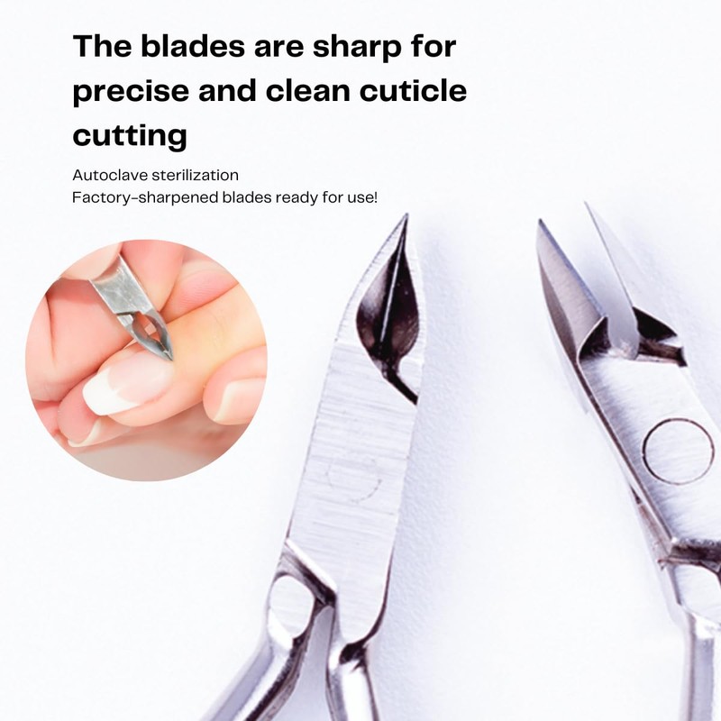 Cuticle Nipper Super Sharp - MUNDIAL 522-AP - Cuticle Trimmer