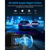 Dash Cam 4K Front, Ultra HD Dash Camera for Cars,