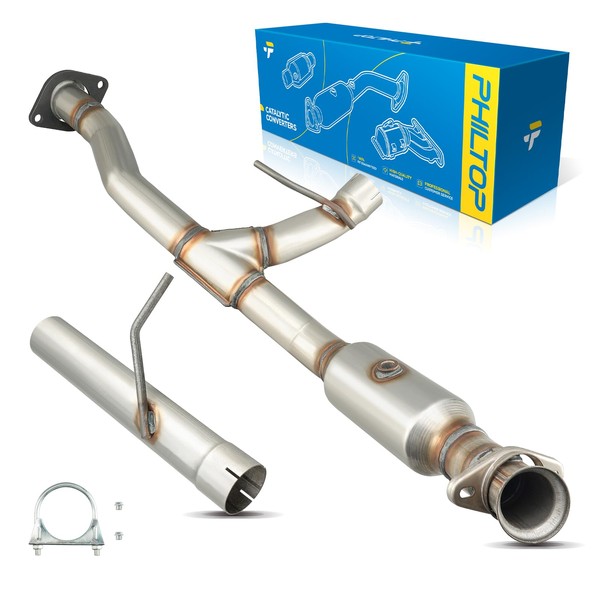 PHILTOP Right Catalytic Converter Kit Direct-Fit Fit For 2009-2014 F150/