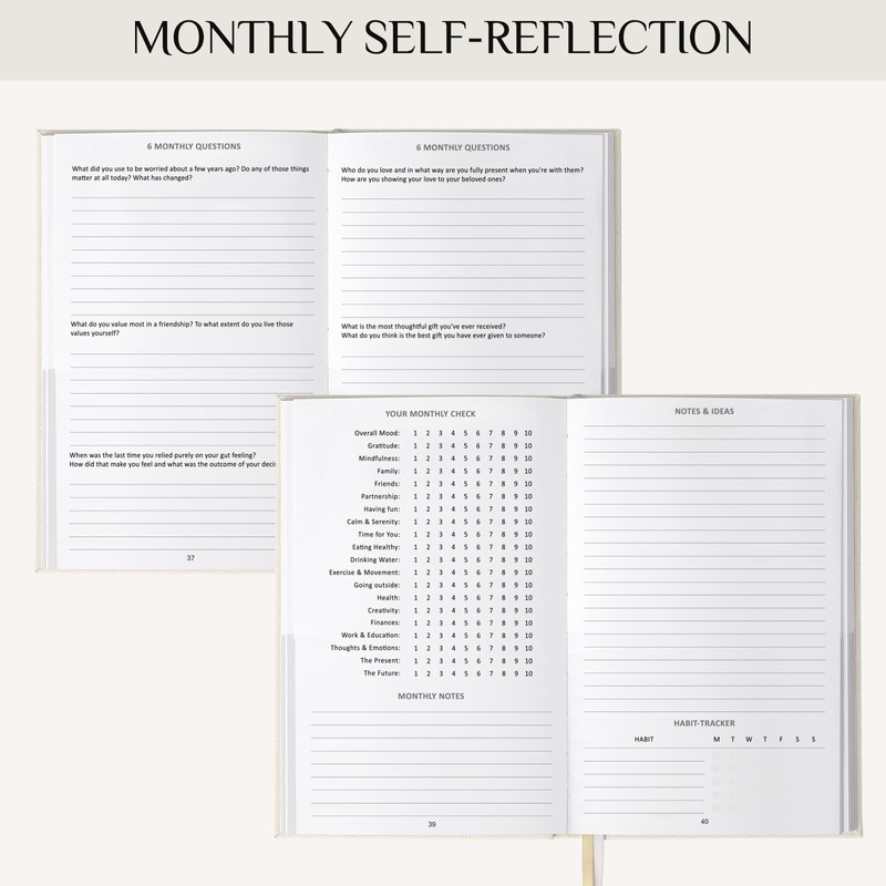 Colorage Gratitude Journal - The 6-Minute Diary, Daily Wellness Journal