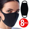 Generise Reusable Face Mask Black Face Mask x8 - Polyurethane
