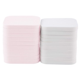 Truyu 20 Rectangle Makeup Sponge (20pk) - Perfect Makeup Blender Sponges For Foundation Liquid, Creams and Powder. Ideal Size For Makeup Bag.