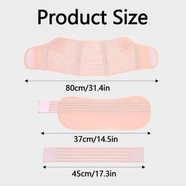 Pregnancy Support Belt, Pelvic Maternity Belt for Pregnant Women Adjustable No-Slip Pregnancy Belt Maternity Belly Bands Support Maternity Support Belt for Birth Preparation, Labour & Recovery XL