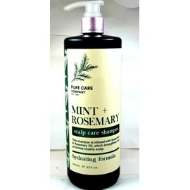 Pure Care Co- Mint & Rosemary Strengthening & Hydrating Shampoo 32 fl oz