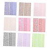 BIUDECO 9sheets Acrylic Stickers for Makeup and Nail Rhinestone Stickers