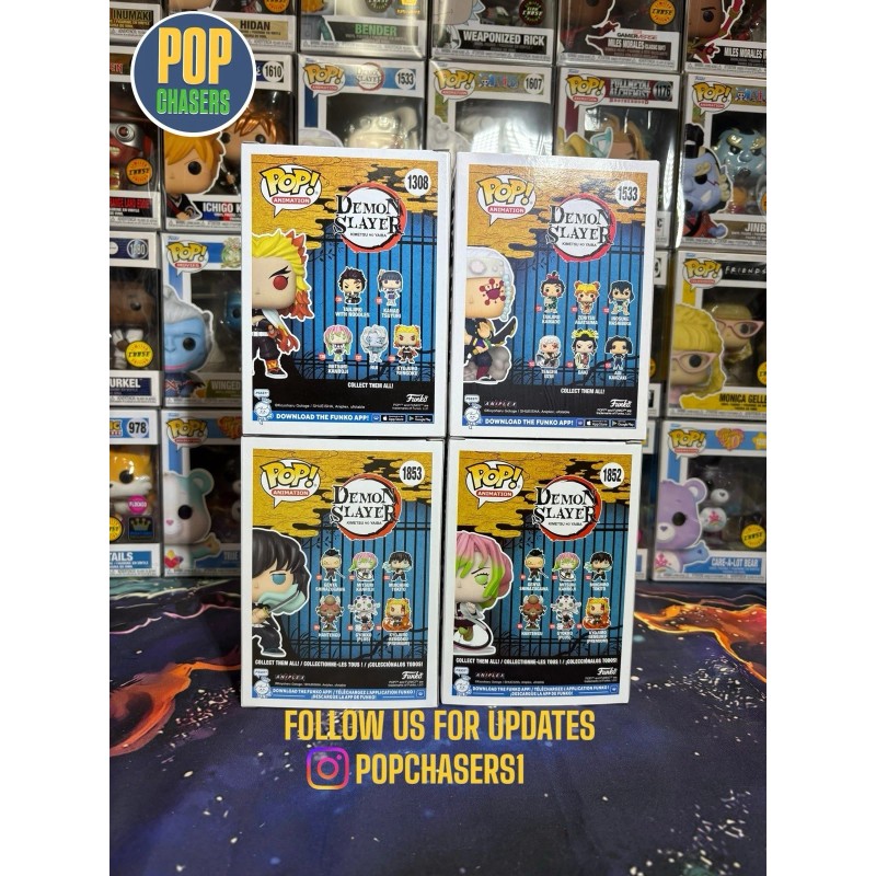 Funko POP! Animation: Demon Slayer - Hashira Funko Set #1308,1533,185