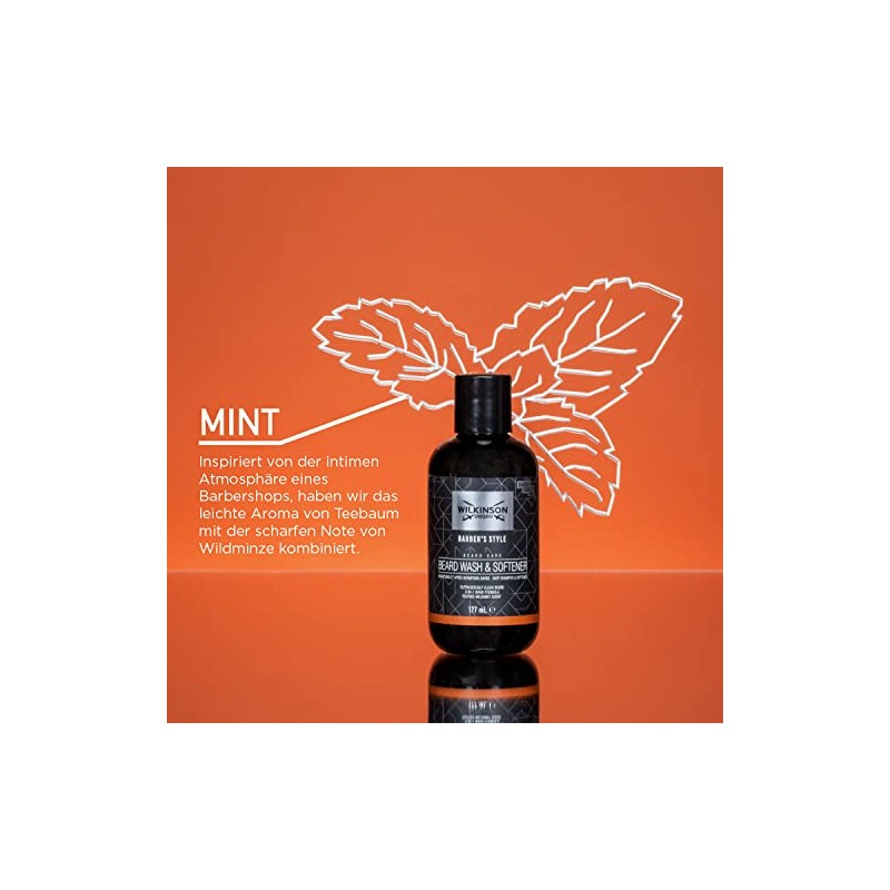 WILKINSON SWORD - Barber's Style For Men | Beard Shampoo