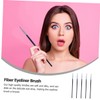Minkissy 5pcs Eye Liner Brush Tip Professional Makeup Brush Set