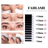 Silk Eyelashes, Single Eyelashes C Curl, Silk Lashes Thickness 0.07