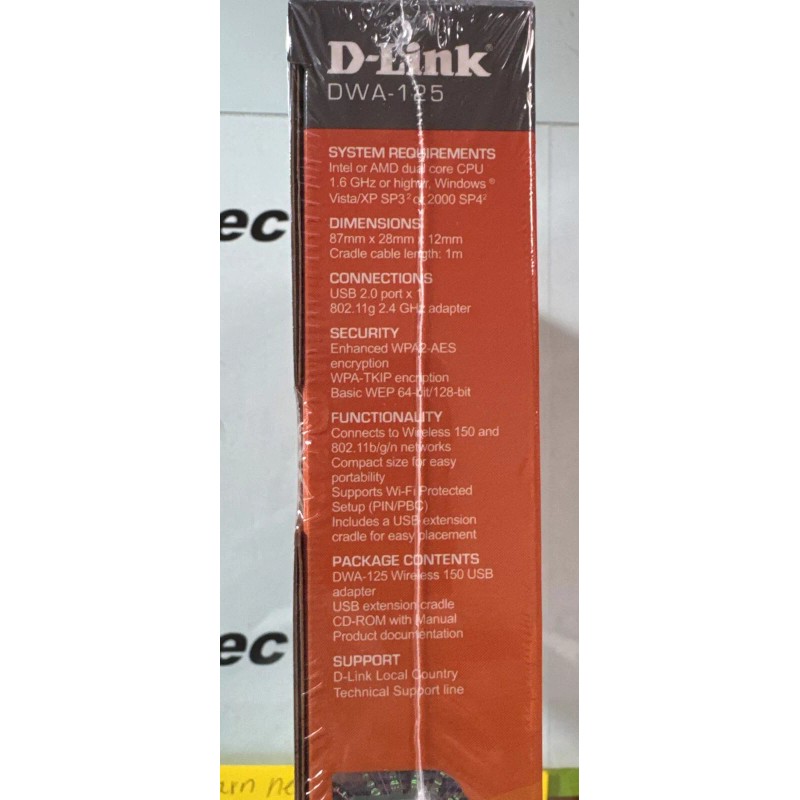 D-link DWA-125 Wireless 150 USB Adapter DLINK FIRMWARE VER 1.0