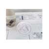Ohe Washing Machine Filter, White, Diameter 3.9 x 7.5 inches