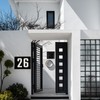5 Inch Aluminum House Numbers - Waterproof, Rust-Resistant Modern Address