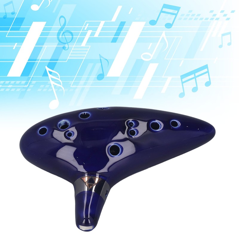 12 Sound Hole Alto C Ocarina Ceramic Ocarina Instrument Kit