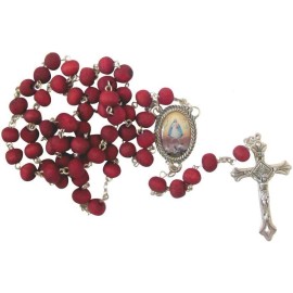 La Caridad Del Cobre Rosario Con olor a rosas Incluye Tarjeta De Rezo Bendecida