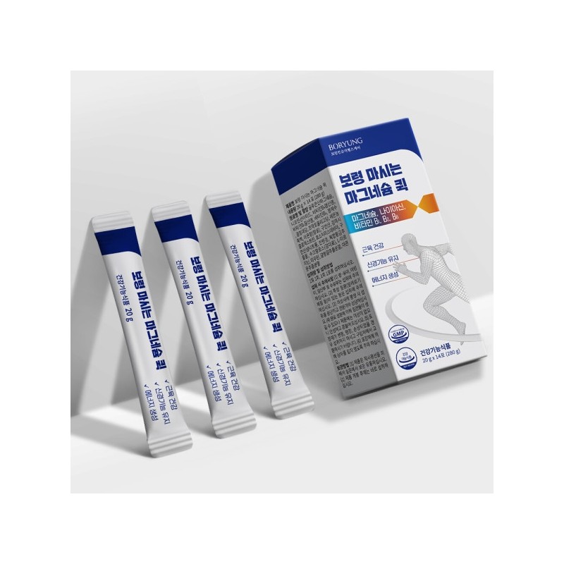 Boryeong Drinkable Magnesium Quick 3 Boxes Easily Absorbed Liquid Magnesium