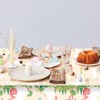 2pcs Easter Tablecloth, 107.87x53.94 Inch Plastic Easter Party Table Cloth
