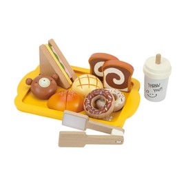 First-time Play Bakery Set Magnetic Wooden Toy Educational Toy Gift Woody Puddy