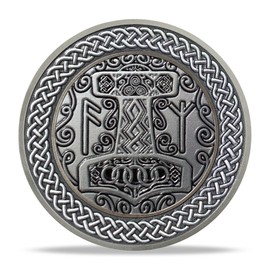Thor’s Chariot & Twin Goats Viking Coin Set | Norse Mythology Commemorative Coin with Capsule, Display Stand & Card | Faith-Inspired Gifts for Strength and Valor for Men & Women