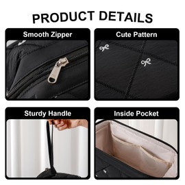 GISMTR Hair Tools Travel Bag for Hair Dryer Shark Flexstyle Dyson Airwrap Waterproof Dustproof Travel Organizer for Revlon Hairdryer Styler