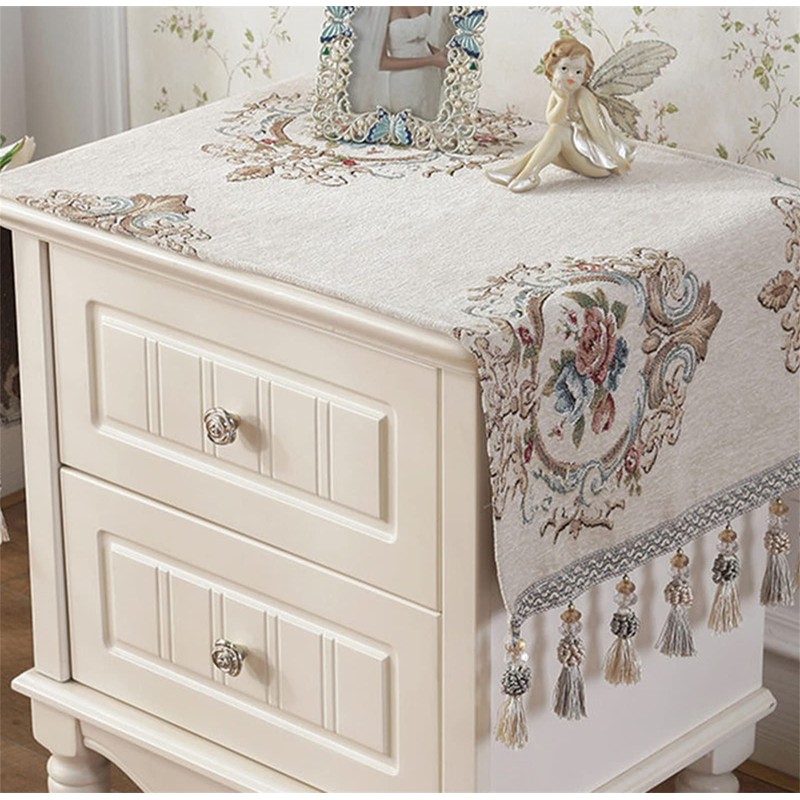 Utobanh Simple Bedside Table Dust Cover Cover Cloth Towel Cushion