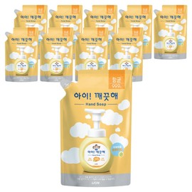 iClean Antibacterial Foam Hand Soap Pure Powder Scent Refill, 450ml, 10 Pieces / 아이깨끗해 항균 폼 핸드솝 순 파우더향 리필용, 450ml, 10개