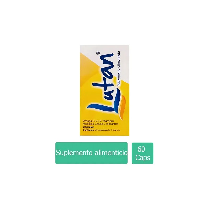 Lutan Suplemento Alimenticio Con 60 Capsulas