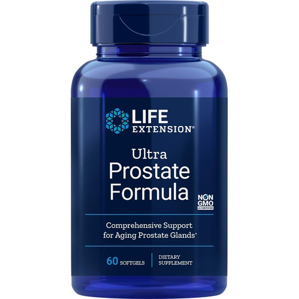 Life Extension Men’s Ultra Prostate Health Supplements - Gluten-Free - Non-GMO - 60 Softgels