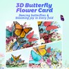 FeinKulturia Pop Up Card 3D Butterfly Greeting Card Birthday Card