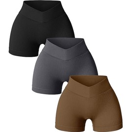 MONAS Pantalones Cortos de Entrenamiento para Mujer, 3.5 Pulgadas, sin Costuras