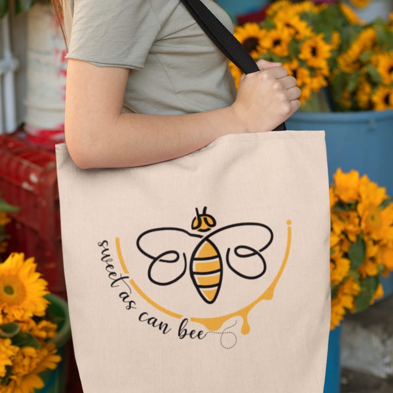 Sweet As Can Bee Tote Bag - Women Gifts Shopping